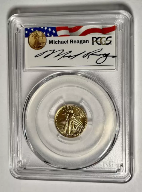 2021 $5 Gold Eagle Pcgs Reagan Type 2 Gaudens Fdoi 1St Yr New Design Ms70 # Irr