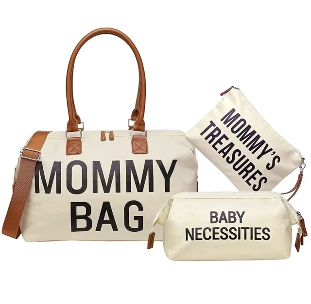 Diaper Bag Tote, Printe Mommy Bag for Hospital, Large Capacity Waterproof Baby