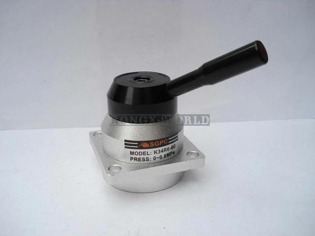 3 Position 4 Way G1/4" Dia Pneumatic Hand Lever Valve K34R6-8D