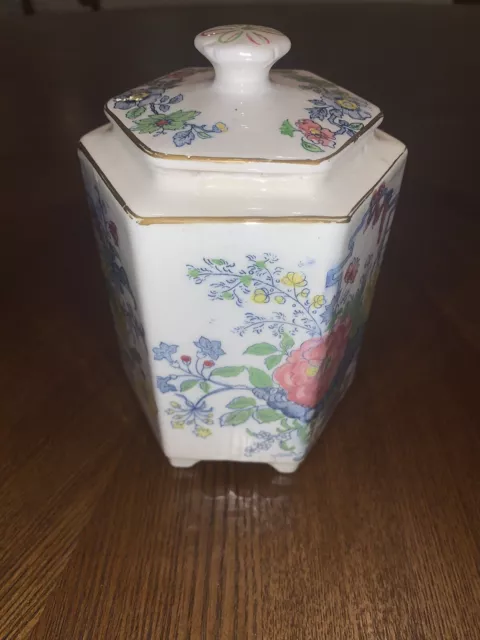 Vintage Royal Crown Arnart Creation Porcelain Ginger Tea Covered Jar Japan 5.25"