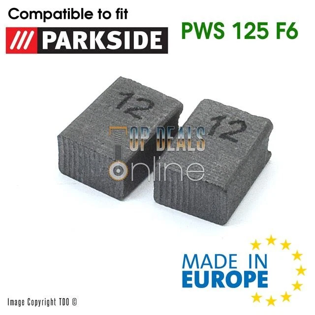 Trade-Shop - 2 Spazzole A Carbone Per Motore, 7 Mm X 12 Mm X 20 Mm, Compatibili Con Smerigliatrice Angolare Parkside PWS 230 C3, Con Auto Stop - Foto 13