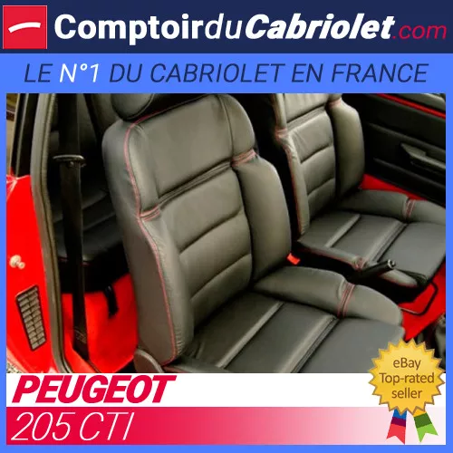 Intérieur Ramier Peugeot 205 GTI complet en simili cuir housse