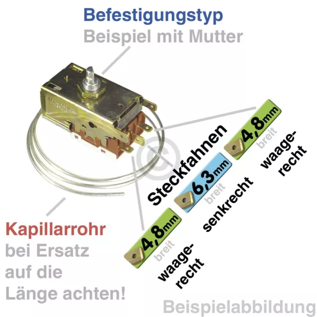 Thermostat K59-L2684 Ranco wie Liebherr 6151188 für Kühlschrank 2