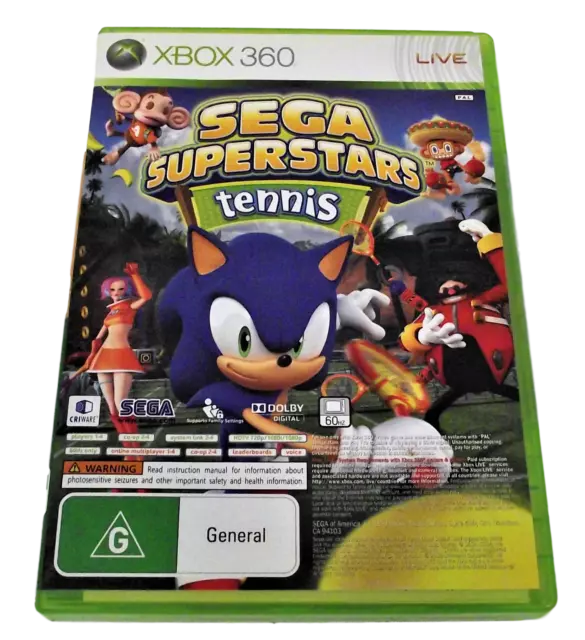  Sega Superstars Tennis - Xbox 360 : Video Games