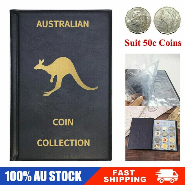 240 Coins Australian Coin Holder Album Storage Book Souvenir Collection Folder
