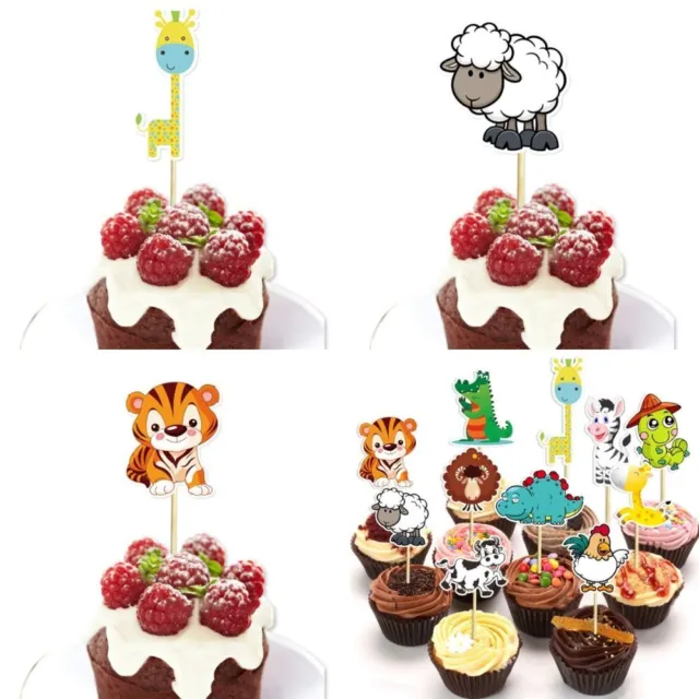 GEORLD+24pcs+Edible+Green+Leaves+Cake+Cupcake+Toppers+Decoration for sale  online