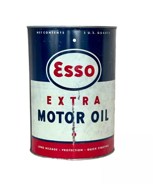 Vintage Pre- 1950's ESSO 5QT Oil Can