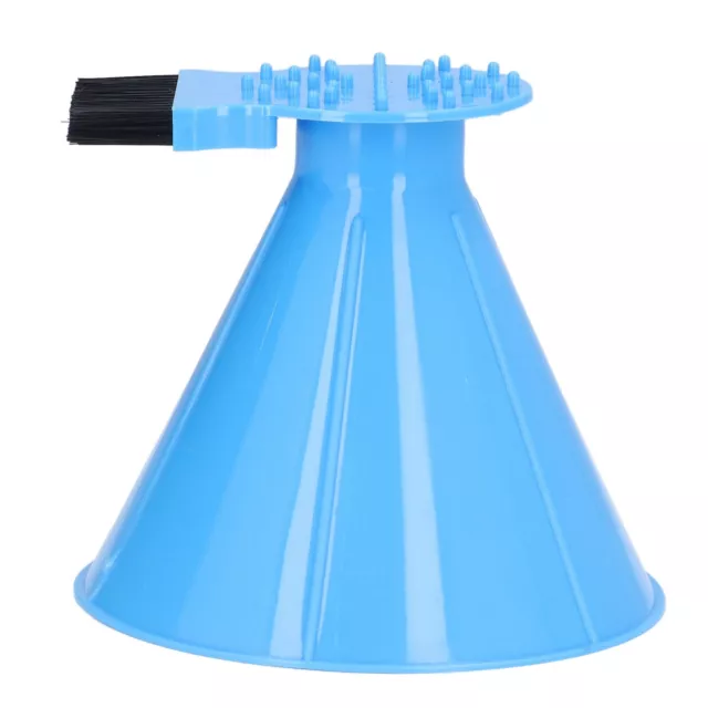 Cone Snow Shovel Ice Scraper Plastic Compact Labor Saving With Brush For Car