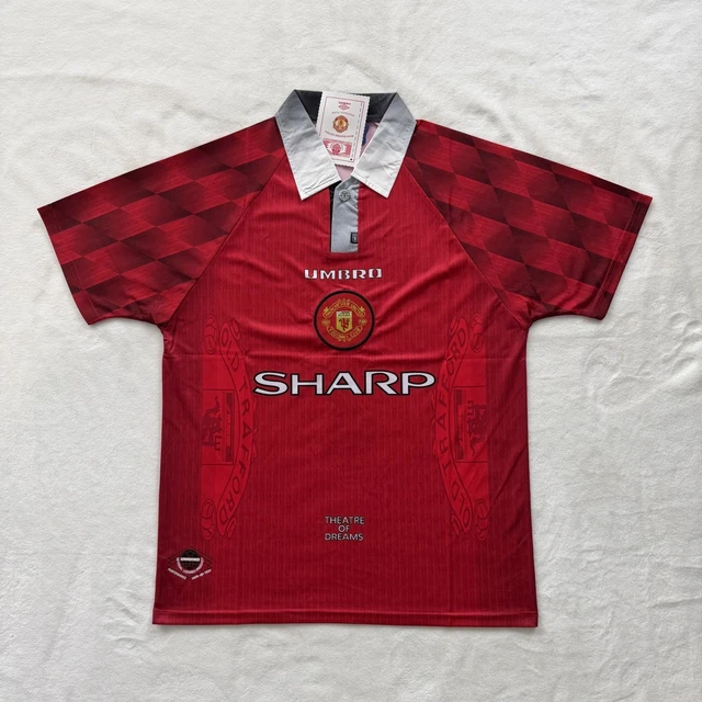 Maillot Domicile Signé Eric Cantona Manchester United 1996-1998