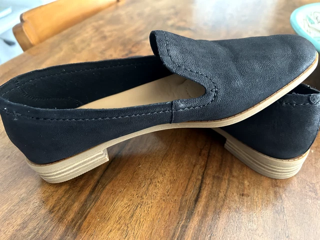 Schöne Manfield Halbschuhe Leder schwarz Damen Gr. 39 1/2 BE Vibram Sohlen 20