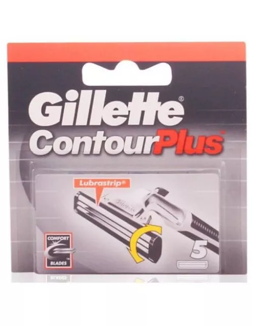 Gillette Contour Plus  Lame Di Ricambio X5