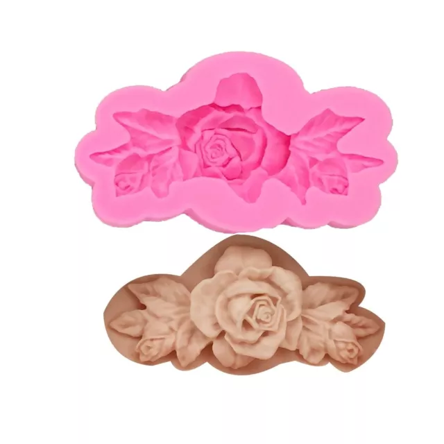 3D Fondant Flower Silicone Mold DIY Wedding Chocolate Cake Decorating Mould 1PC