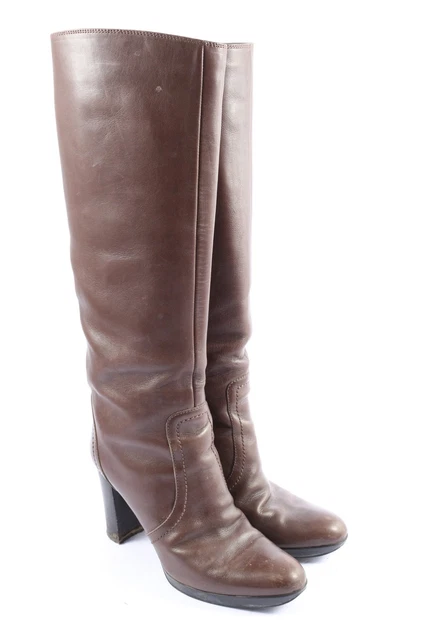 SERGIO ROSSI Bottes à talon haut Dames T 36,5 brun style décontracté