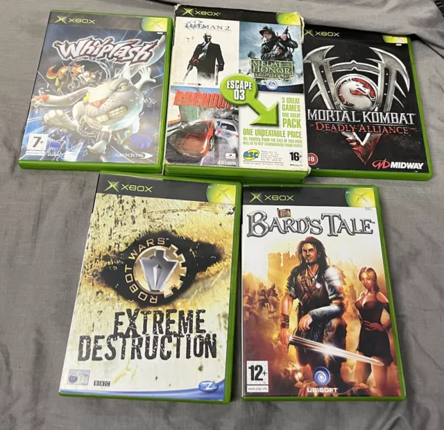 ORIGINAL XBOX GAME BUNDLE x7 - plz read
