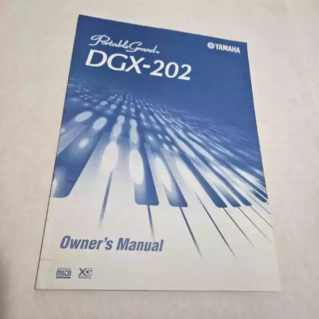 Yamaha Portable Grand DGX-202 Owner's Manual