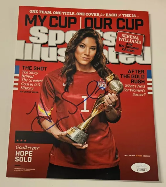 Hope Solo Autographed Signed 8x10 Photo Sexy World Cup Soccer Team USA  / JSA