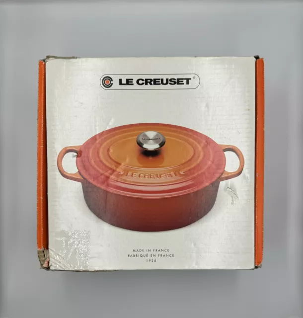 Le Creuset Cast Iron Casserole Dish - 27cm - 4.1L - Flint Grey - Brand New
