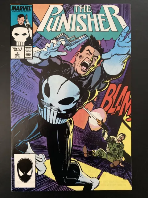 Punisher #4 (1987) Direct Vol. 1 Marvel  Nov 1987 Klaus Janson