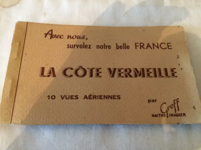 Dep 66 La Cote Vermeille Ancien Carnet Complet De 10 Cpa Pyrenees Orientales