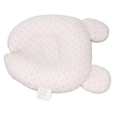 Almohada de algodón transpirable para bebé para prevención de cabeza plana recién nacido