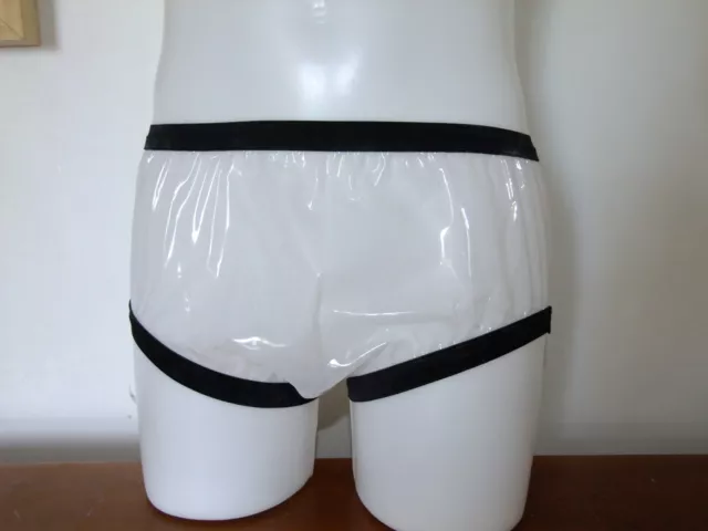 PVC Panties Clear Plastic Underwear Pants Knickers Diaper Cover