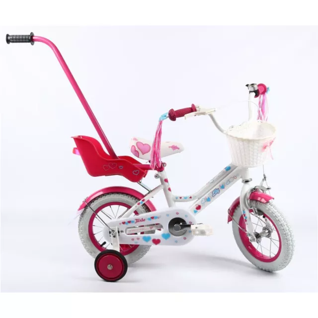 Panier de vélo pour enfants à partir de 2 ans Roues d’entraînement Lily 12 pouce