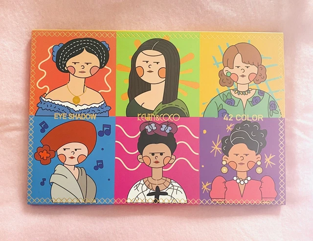 Paleta de sombras de ojos/cara legendaria para mujer Kevin and Coco