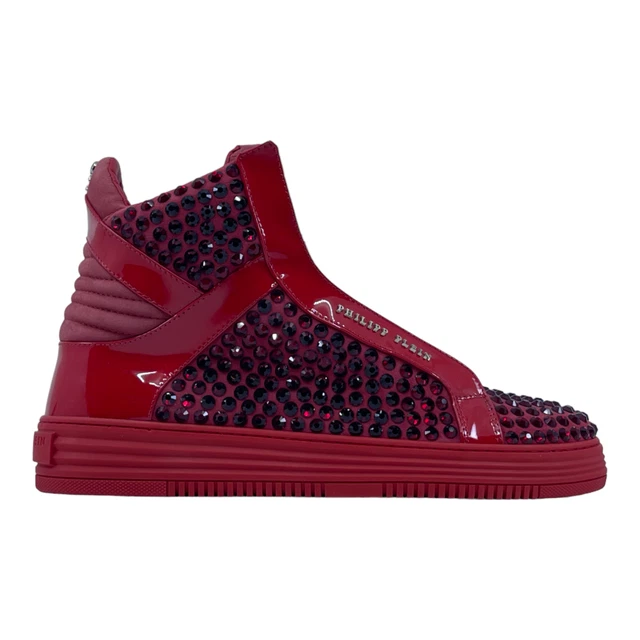PHILIPP PLEIN HI-TOP Sneaker Crystal Embellished Studded  display picture 1