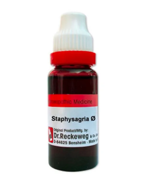 Dr Reckeweg Germany Staphysagria Mother Tincture Q 20ml - Anger and Irritability