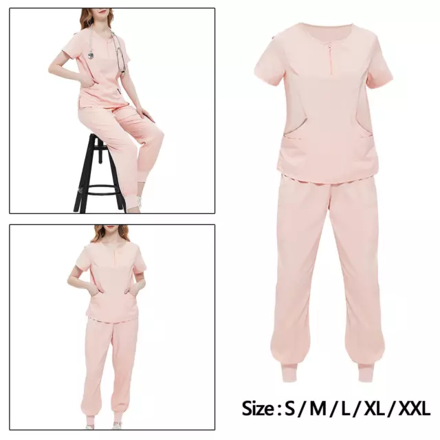 Uniformen Scrub Set Krankenschwester Top Hosen für Schönheitssalon Groomer
