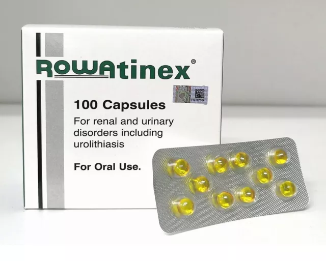 NEW Rowatinex 100 Capsules For Renal & Urinary Disorder