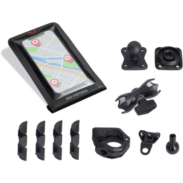 SW-Motech Universal Navi-Kit mit Smartphone Drybag inkl. Klemmarm