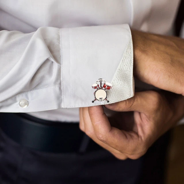 2pcs Suit Cuff Links Shirt bout de poignard