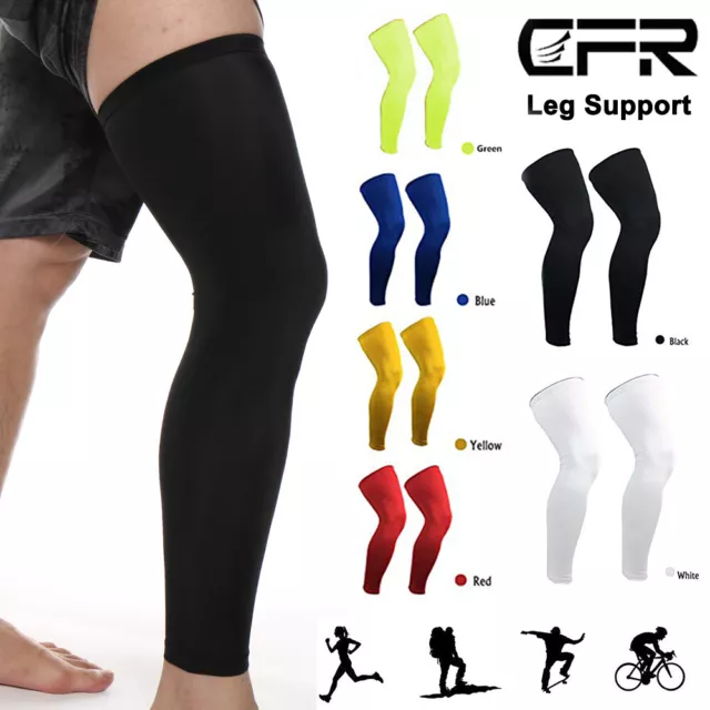 Copper Infused Leg Brace Knee High Compression Sleeve Socks Support Pain Relief