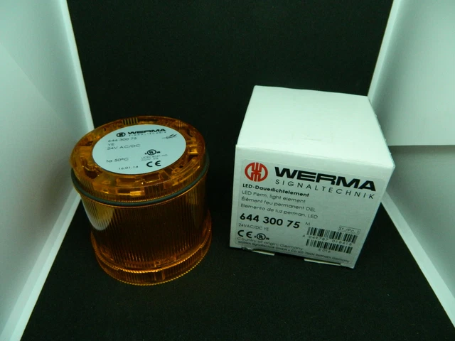 Werma Signaltechnik 64430075 LED-Dauerlichtelement 24V UC gelb