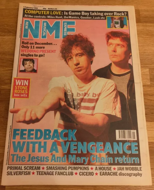 MAGAZINE - NME New Musical Express 1 February 1992 Jesus And Mary Chain