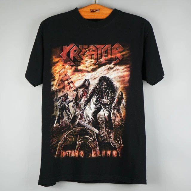 T-shirt Kreator vintage 2013 Mourir vivant