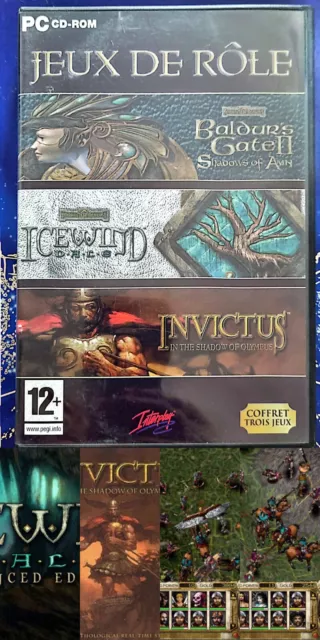 pc jeux de role baldur's gate 2 icewind dale invictus  /Blaspo boutique 20