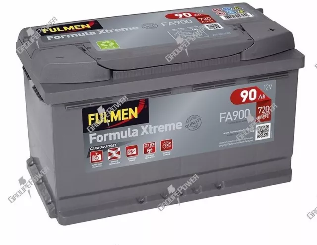 Batterie Fulmen FA900 12v 90ah 720A renault citroen bmw audi F18