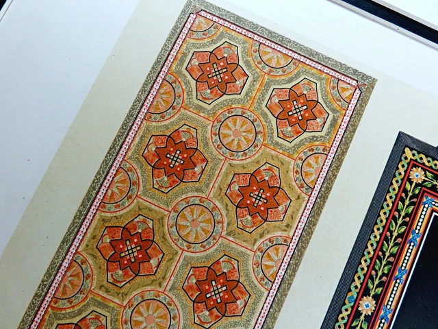 Pietra dura Inlaid Marble Table Micro Mosaic Work Victorian Antique Print 1862 4