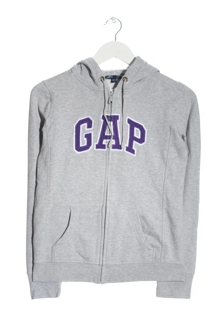 GAP felpa con cappuccio donna taglia DE 34 grigio chiaro look casual