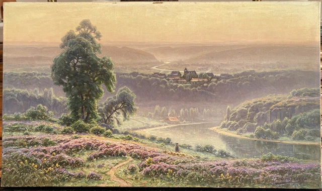tableau ancien huile sur toile signé