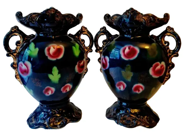 Pair of Vintage Ceramic Vases, A.J Harley Jones of Staffordshire
