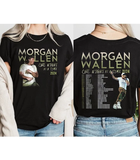 ONE NIGHT AT A Time Wallen 2024 Tour Shirt, Wallen 2024