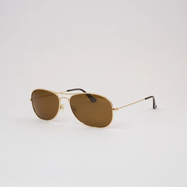 Occhiali da Sole Uomo Polarizzati Antiriflesso Aviatore Retro 80er Thomas L