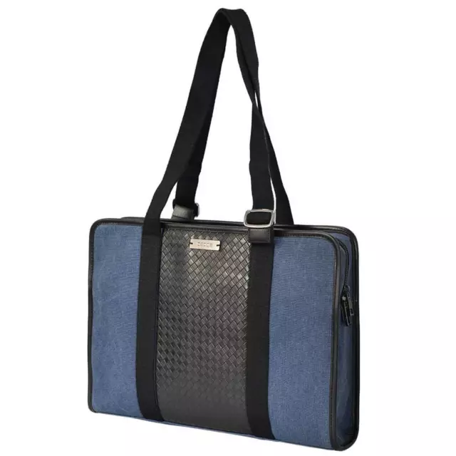 OSOCE TERRA-12 Sac d'affaires Mallette en microfibre bleu marin / noir