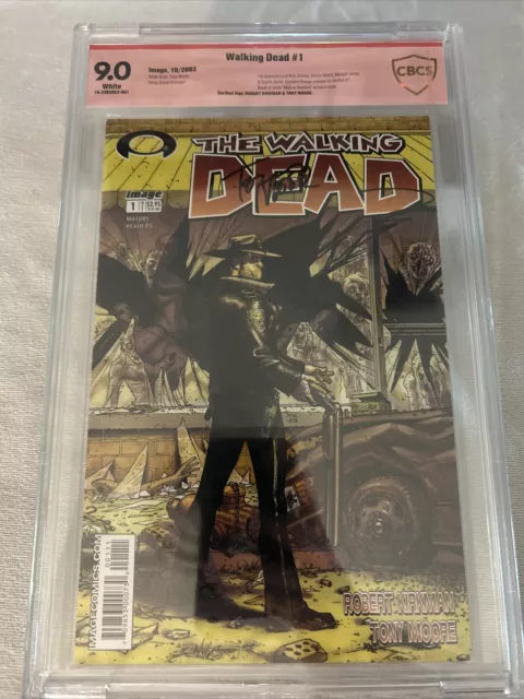 Walking Dead #1 First Printing Signed by Robert Kirkman 9.0 CBCS