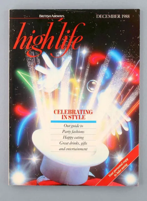 British Airways Highlife Inflight Magazine December 1988 Ba Cabin Crew Training
