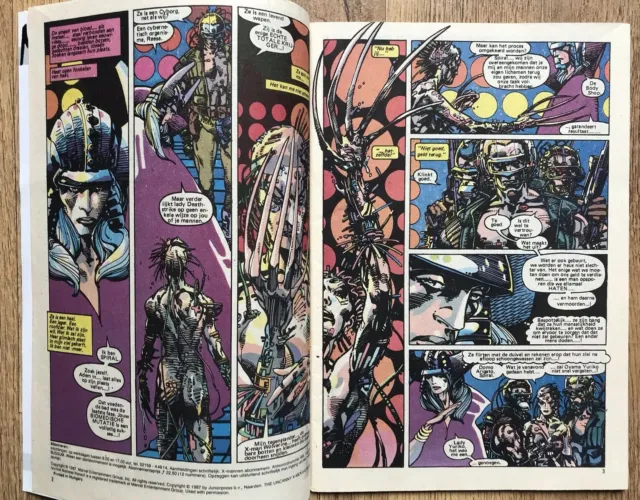 de X-Mannen #59 (Junior Press) Niederlande niederländischer Comic 1987 Barry Windsor Smith 3