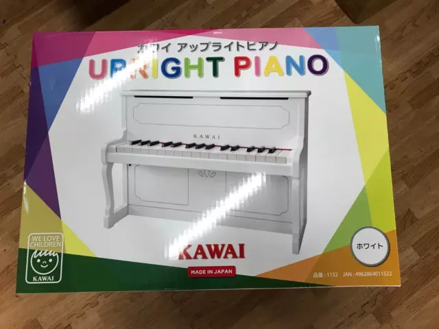 KAWAI UPRIGHT PIANO Mini Toys Black for Kids 32 Keys F5 C8 NEW